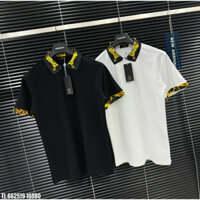 🔥Hot🔥Áo polo Versace thêu cổ thiết kế hot trend Nam Nữ New 2025