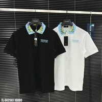 🔥Hot🔥Áo polo Versace thêu ngực phối cổ thiết kế hot trend Nam nữ New 2024