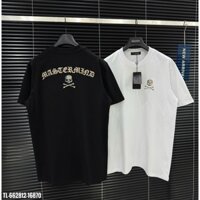 🔥Hot🔥Áo thun Philipp Plein thêu chữ trước sau thiết kế hot trend Nam nữ New 2025