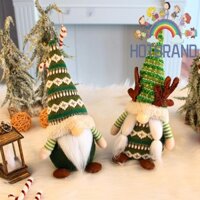 [hotbrand.vn] Giáng sinh dwarf trang trí mũ dệt kim tượng lùn tượng cây nhỏ đồ trang trí mặt dây chuyền