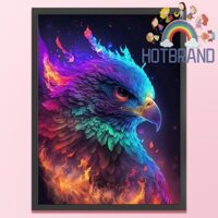 [hotbrand.vn] Thêu đầy đủ eco-cotton thread 11ct flaming eagle cross stitch kit tác phẩm nghệ thuật