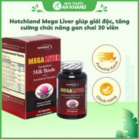 Hotchland Mega Liver giúp giải độc, tăng cường chức năng gan chai 30 viên
