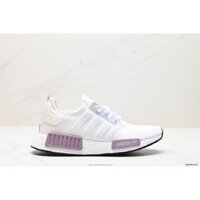 （Hot）Giày sneakers Adidas Boost NMD R1   White Purple Cao Cấp