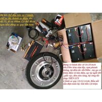 HOT.Kit chế xe lăn, làm đầu kéo xe lắc tay thành chạy điện