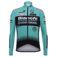 Hotnew Áo Sơ Mi Tay Dài Đi Xe Đạp jersey Bianchi Cho Nam