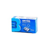 hotSet 12 hộp kẹp sắt đen Batos cỡ vừa - nhỏ 15mm, 19mm, 25mm, 32mm, không gỉ, sơn tĩnh điện
