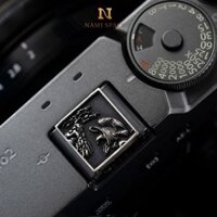 Hotshoe Họa Nhật Cổ Nami Space bạc s925 - Nắp che chân flash máy ảnh fuji.film, so.ny, ca.non, ni.kon....HS018