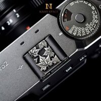 Hotshoe Lá Phong Gân Chìm Nami Space bạc s925 - Nắp che chân flash máy ảnh fuji.film, so.ny, ca.non, ni.kon....HS023