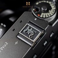 Hotshoe Pen F Logo Nami Space bạc s925 - Nắp che chân flash máy ảnh fuji.film, so.ny, ca.non, ni.kon....HS002