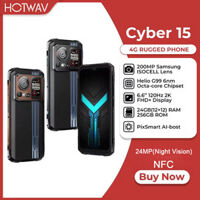 HOTWAV Cyber 15 | 24 (12+12)GB 256GB, 200MP PixSmart,Helio G99, 6.6'' FHD+, 120Hz 2K, Android 13, NFC.