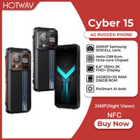 HOTWAV Cyber 15 | 24 (12+12)GB 256GB, 200MP PixSmart,Helio G99, 6.6'' FHD+, 120Hz 2K, Android 13, NFC.