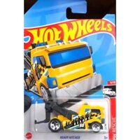 Hotwheels Hotwheels City Trailer Truck Màu vàng / NẶNG HITCHER 247 23Q