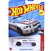 Hotwheels HotWheels HotWheels Ford MUSTANG GT Xe cảnh sát màu trắng MUSTANG GT CONCEPT 188 22K /