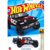 Hotwheels HotWheels JEEP GLADIATOTOR Xe địa hình Đen / JEEP GLADIATOR 26 22BorRAM