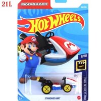 Hotwheels HotWheels Original Mario Racing Phiên bản đầu tiên Màu đỏ TIÊU CHUẨN KART 166 21L