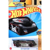 Hotwheels Hotwheels WEST COAST Xe thể thao đầu máy màu đen Đầu tiên WEST COAST 56 24C