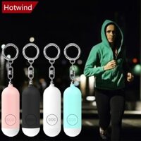 Hotwind 130dB Báo động tự bảo vệ với đèn pin LED Thiết bị gọi khẩn cấp ngoài trời có móc chìa khóa Bộ định vị thiết bị chống mất có thể sạc lại F9Y1