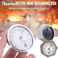 Houchu 2 Chiếc Nhiệt Kế Mini Độ Ẩm Treo Tường Hộ Gia Đình