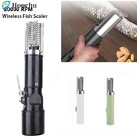 Houchu Cá Scaler Planer Không Dây Chống Thấm Nước 20000 RPM Nhà Bếp Di Động Hải Sản Dụng Cụ Câu Cá Máy Cạo