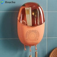 Houchu Hộp đựng dao kéo Nhà bếp đa chức năng bằng nhựa