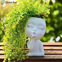 Houchu Nụ Hôn Bay Chậu Hoa Nhựa Nhà Cây Cảnh Trang Trí Để Bàn