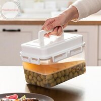 Houdou 4 / 5L Bình đựng dưa chua chống rò rỉ cho Gherkin Sauerkraut Kimchi Hộp đựng và lên men VN