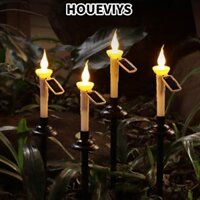 Houeviys 4 / 6 Đèn Bãi Cỏ, Đèn Nến Halloween 2 Trong 1, Trang Trí Cảnh Quan Nhà Cửa Trang Trí Đèn Đất Chống Mưa Không Cháy Ngoài Trời