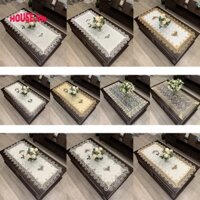 House  Khăn trải bàn thêu hình chữ nhật Châu Âu cho vải bàn trà phương Tây