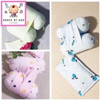 [HOUSE OF GAU] Gối chặn cho bé - Bộ chặn vỏ đỗ cao cấp Mipbi (Tặng kèm gối vỏ đỗ)