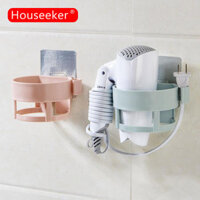 Houseeker Phòng Tắm Giá Đỡ Máy Sấy Tóc Treo Tường Kệ Lưu Trữ Đứng Giá Treo Máy Sấy Tóc Sắp Xếp