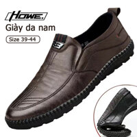 Howe. Giày da nam giày lười PU Đáy mềm chống thấm nước và chống trơn trượt Thoải mái trên đôi chân
