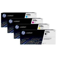 HP 508A Cyan/Yellow/Magenta Original LaserJet Toner Cartridge CF361A/CF362A/CF363A 618EL