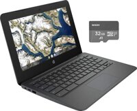 HP Chromebook 11.6" HD Widescreen ComfyView LED-Backlit Laptop | Intel Celeron N3350 | 4GB RAM | 32GeMMc Flash Memory | Webcam | WiFi | Chrome ...