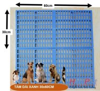 HP -(Combo 2 tấm )Tấm nhựa ghép sàn chuồng chó mèo Sàn nhựa chó  tấm ghép sàn chó có 3 loại TẤM LỚN VÀNG, TẤM LỚN XANH hoặc TẤM DÀI (-HP10004TC