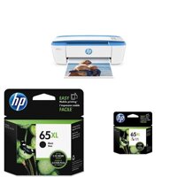 HP DeskJet 3755 Compact All-in-One Photo Printer with XL Ink Bundle