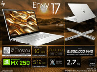 HP ENVY 17 2020 [ MX 250 - 4 GB ]