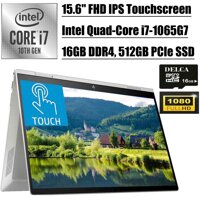 HP Envy x360 2-in-1 2020 Newest Business Laptop I 15.6 Inch FHD IPS Touchscreen I 10th Gen Intel Quad-Core i7-1065G7 I 16GB DDR4 512GB PCIe SSD I B...