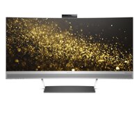 HP HP Envy 34 Curved Display Envy 34-inch Ultra WQHD Curved Monitor with AMD Freesync Technology, Webcam and Audio by Bang & Olufsen (Black/Silver)...