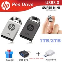 Hp pen drive tb 2tb 1tb usb flash tốc độ cao thẻ nhớ kim loại không thấm nước 3.0 lưu trữ dữ liệu với ổ đĩa flash otg