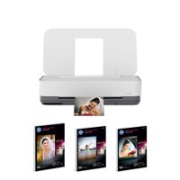 HP Tango Smart Home Printer Designed for your Smartphone-Remote Wireless Printing with Alexa with Glossy 5x7 25 Sheets,Glossy 4x6 25 Sheets,Semi-Gl...