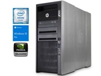 Hp WorkStation z820/ Xeon E5-2689, Quadro K4200, Dram3 32Gb, SSD 240G + HDD 1T chuyên 3D