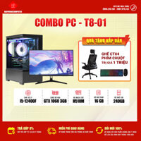 HPC GAMING COMBO T8 01: PC GAMING i5 11400F/ 16GB RAM/ GTX 560 4gGB/ LCD 22INCH FHD