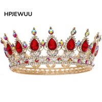 HPJEWUU Hpjewuu Nữ Tiara, Cuộc Thi Sinh Nhật Prom Vương Miện Nữ Hoàng, Thời Trang Cosplay Cô Dâu Pha Lê Cưới Tiara Cho Tiệc Công Chúa