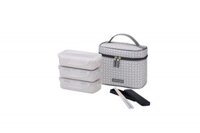 HPL754CI-HCM – Bộ túi hộp cơm Lock&Lock 3P (HPL754*1, HPL752*2, HPP700*1, Lunch Bag*1) – Màu ngà