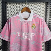 [hq] [Hàng Có Sẵn] Áo Bóng Đá real madrid Màu Hồng Số 23-24