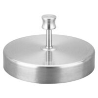 (Hrdeal) Khuôn làm thịt Hamburger tròn bằng thép không gỉ Burger Smasher Press