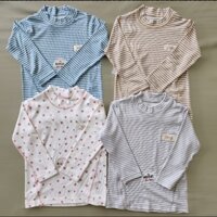 HRNEE - Áo giữ nhiệt cổ 3 phân cho bé trai, bé gái từ 6 tháng đến 4 tuổi