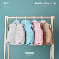 HRNEE Áo phao gile có mũ cho bé 9 tháng đến 4 tuổi
