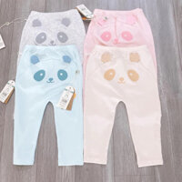 [HRNEE] Quần nỉ lông gấu panda cho bé trai, bé gái từ 6 tháng đến 4 tuổi.