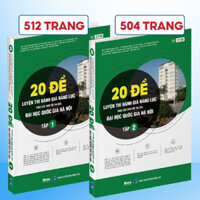 [HSA 2025] - Sách 20 đề ôn thi đánh giá năng lực Đại học Quốc gia Hà Nội -  Moonbook
